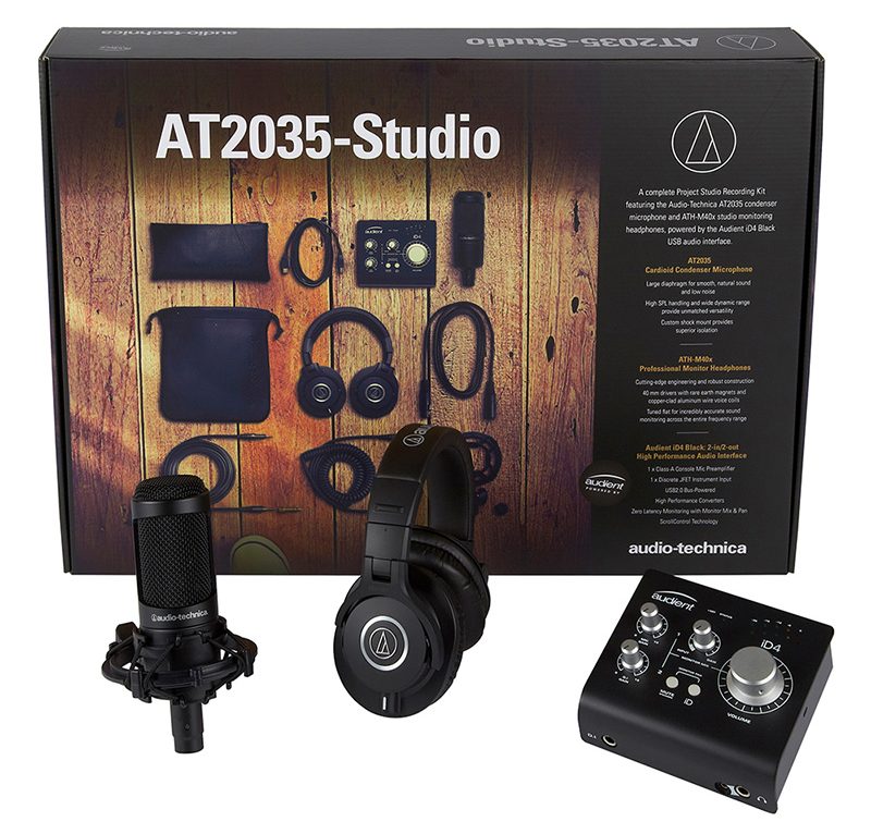 Audio-Technica y Audient se alían para proporcionar el Kit de Grabación para Home Studio definitivo