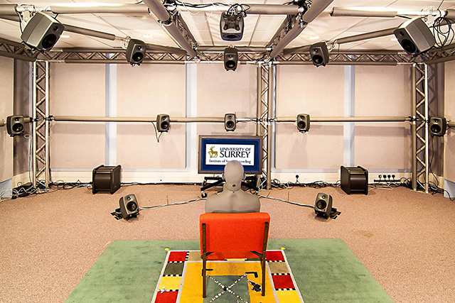 La Universidad de Surrey crea una sala de audición en formato 22.2